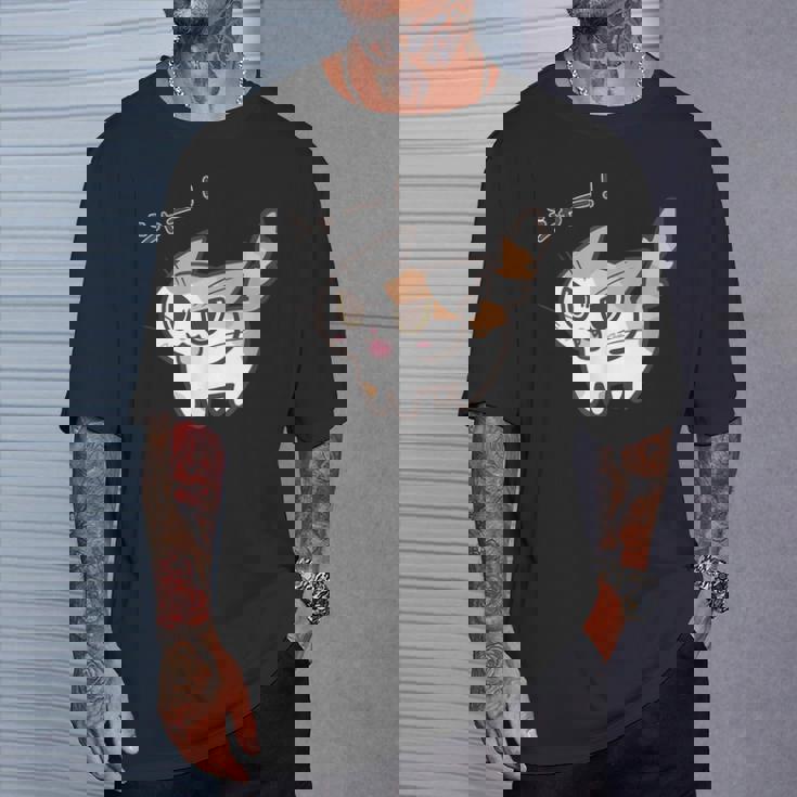 ねこシャーパステル三毛猫ver Tシャツ 彼への贈り物