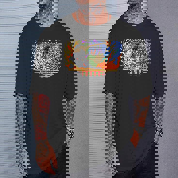 ねぶたデザイン タイガ Tシャツ 彼への贈り物