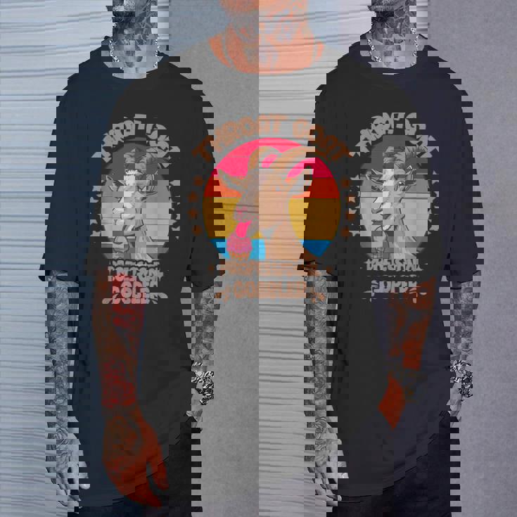 のどヤギ プロフェッショナル ゴブラ 不適切な大人のユーモア Tシャツ 彼への贈り物