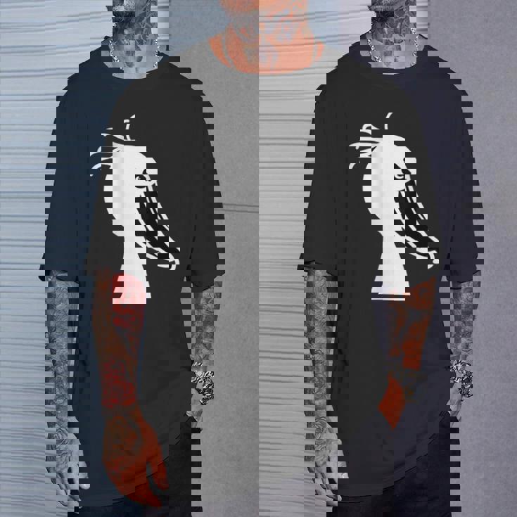 みんな大好きハシビロコウ 動かない鳥 はしび郎クラブ オリジナルデザイン イラスト おもしろ モノクロ Tシャツ 彼への贈り物