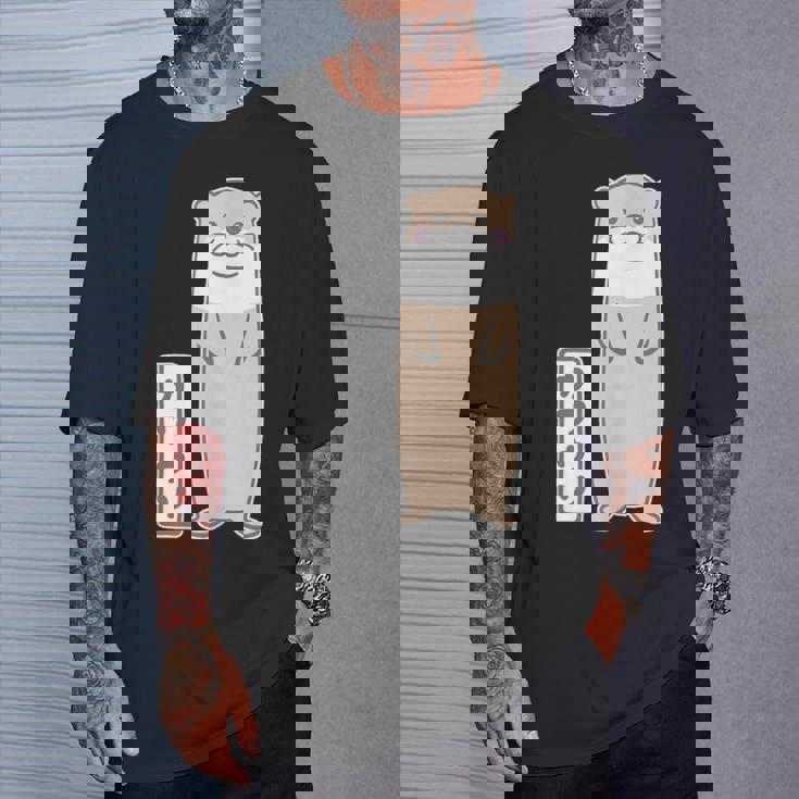 ゆるカワウソさん（Aタイプ）コツメカワウソ【どうぶつフレンズ】動物 ゆるくて かわいい イラスト Tシャツ 彼への贈り物