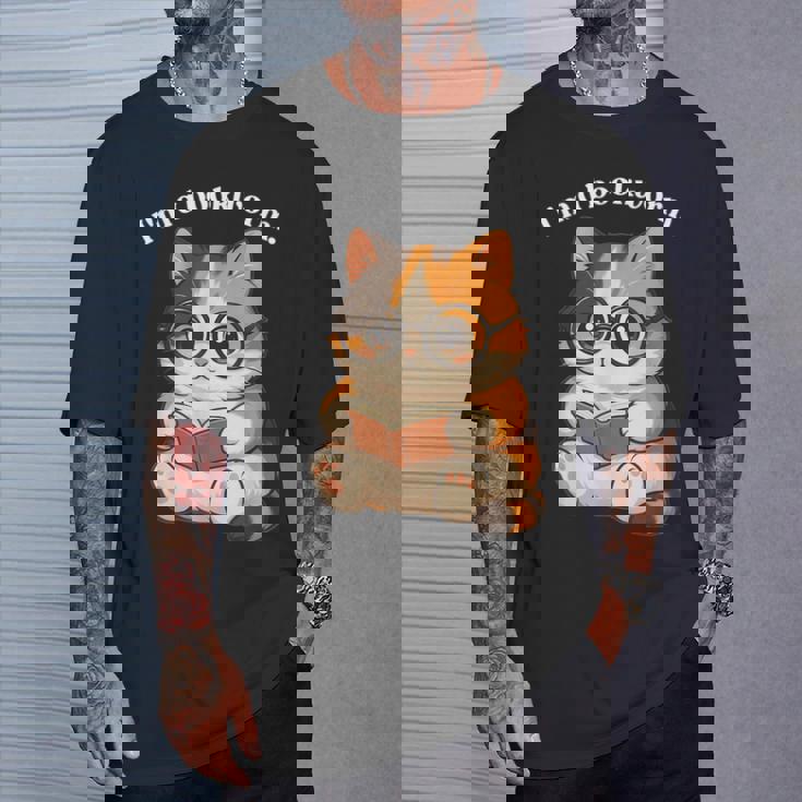 わがまま猫 ねこ 読書好き かわいい おもしろ マンガ Tシャツ 彼への贈り物