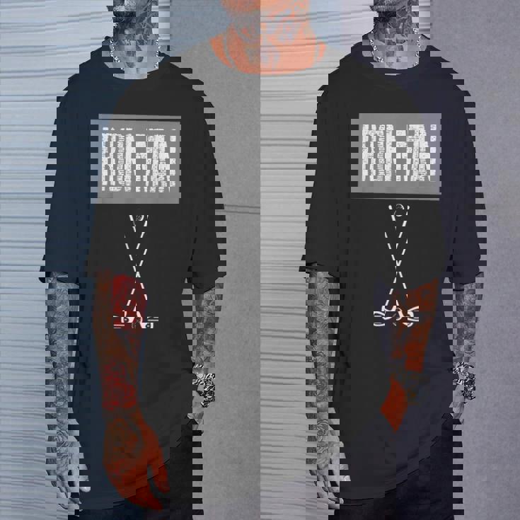 アイアンマンゴルフ愛好家のためのゴルフ愛好家 Tシャツ 彼への贈り物