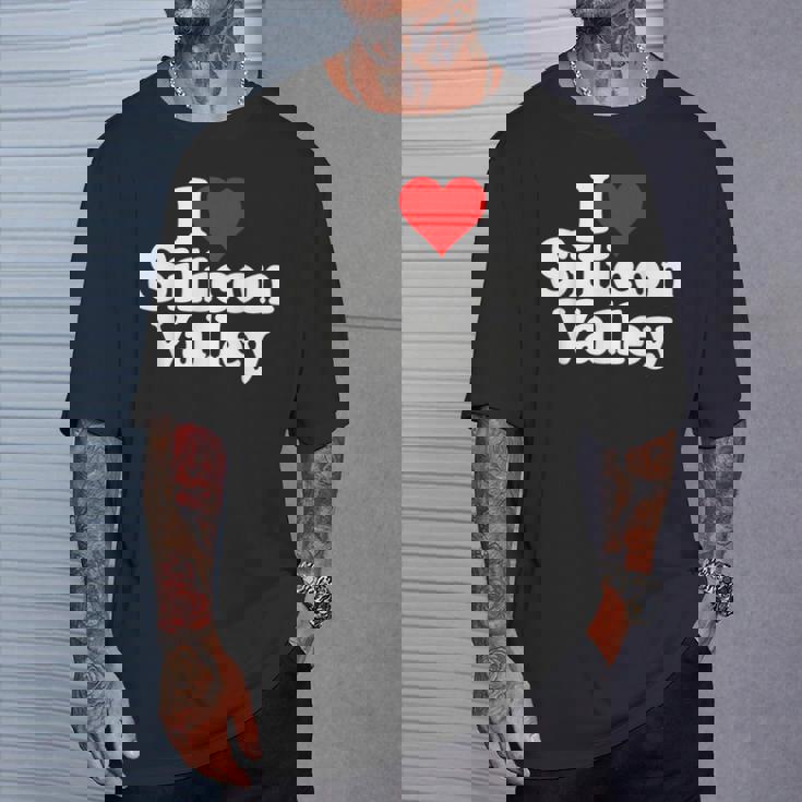 アイラブハートシリコンバレーv カリフォルニア Tシャツ 彼への贈り物