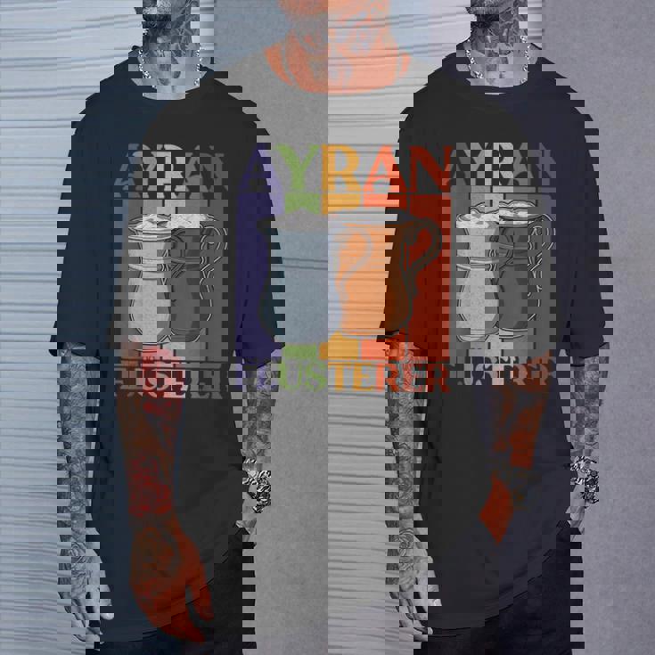 アイラン トルコ 食べ物 国のお土産 ヨーグルトドリンク 料理 Tシャツ 彼への贈り物