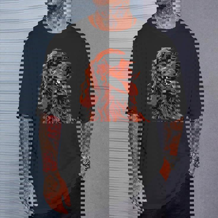 アイリッシュセッター犬種グラフィック。 Tシャツ 彼への贈り物