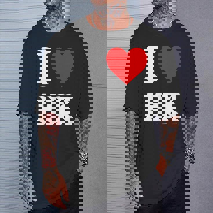 アイ・ラブ Hk アイハート香港 Tシャツ 彼への贈り物