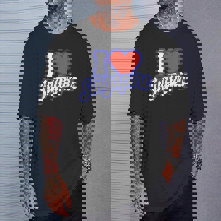 アイ・ラブ・シンガポール Tシャツ 彼への贈り物