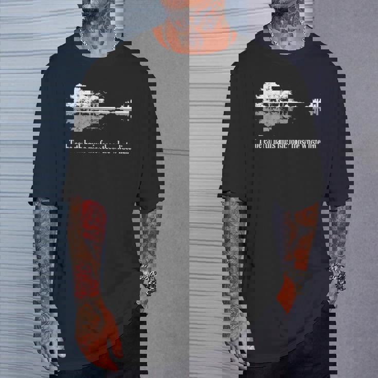 アコースティックギター Earth Has Music For Listen Tシャツ 彼への贈り物