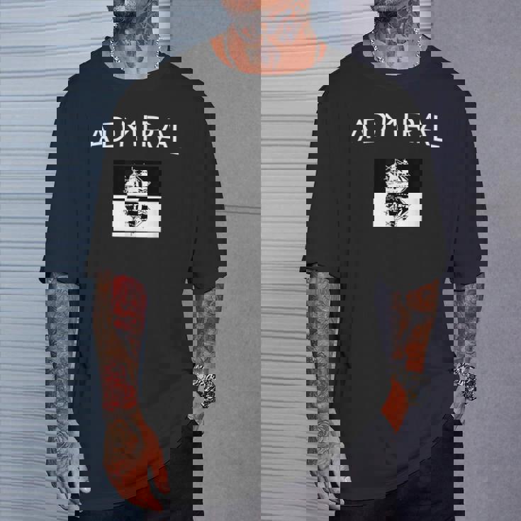 アドミラル ヴィンテージ レトロ 面白い 帆船 ギフト Tシャツ 彼への贈り物