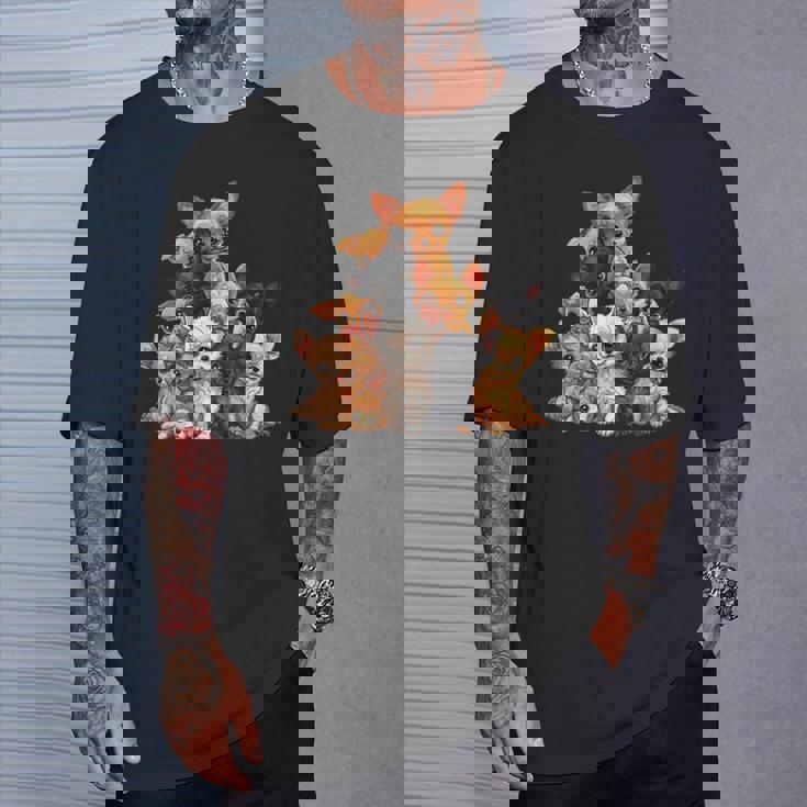 アニメ カワイイ チワワ 女の子 男の子 キッズ Tシャツ 彼への贈り物