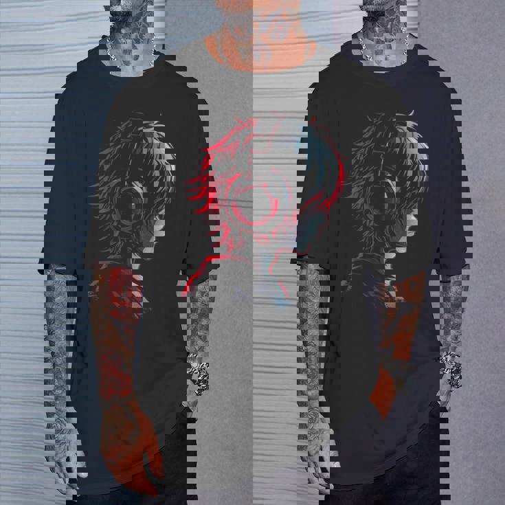 アニメ 漫画 グラフィック ヘッドフォン アートワークアニメ Tシャツ 彼への贈り物