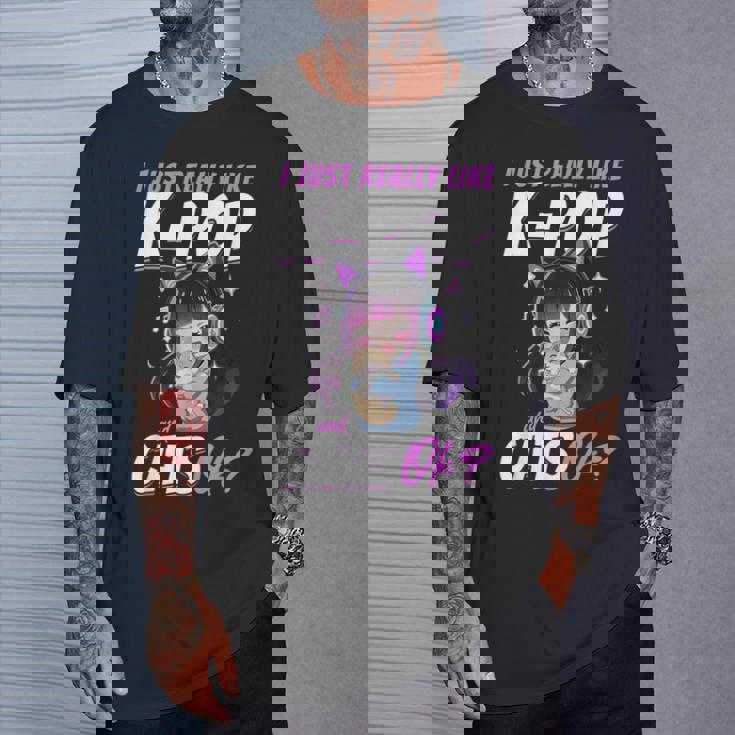 アニメ・猫 K-Pop Tシャツ 彼への贈り物