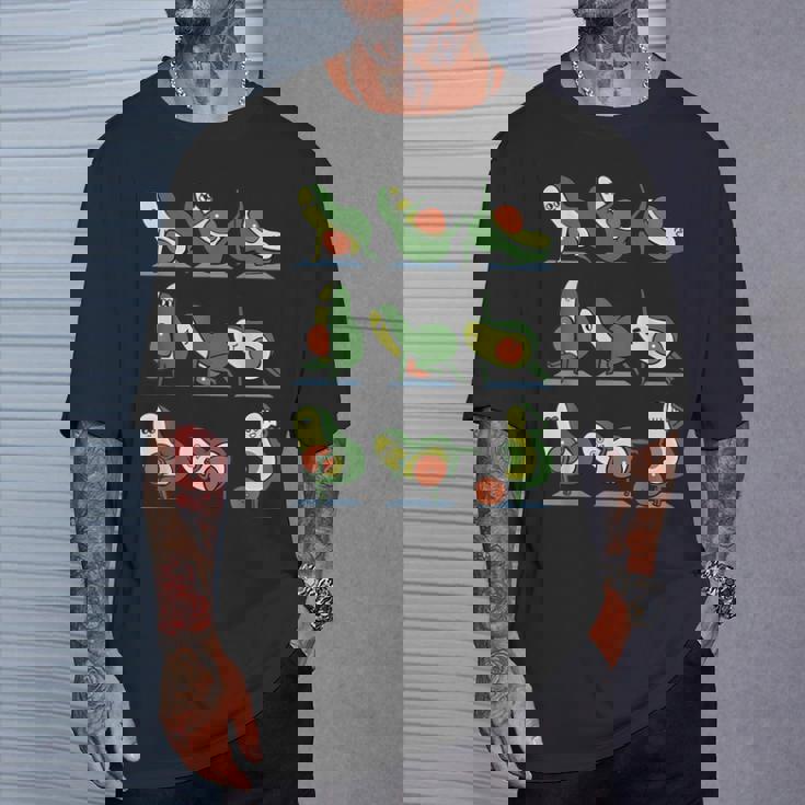 アボカドヨガ フラット腹部用 Tシャツ 彼への贈り物