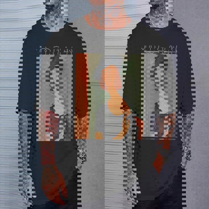 アメデオ・モディリアーニジャンヌ・エビュテルヌ芸術家の帽子で Tシャツ 彼への贈り物