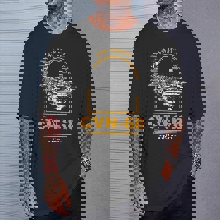 アメリカ海軍航空母艦 Cvn-68 ニミッツ Uss Nimitz Tシャツ 彼への贈り物