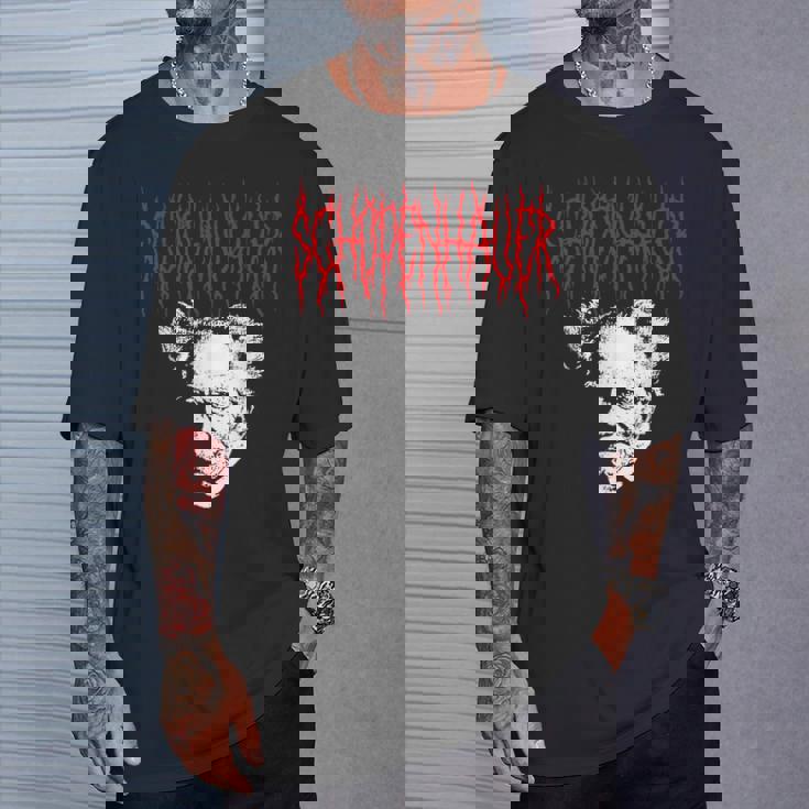 アーサー・ショーペンハウアー デスメタルスタイル 哲学 デザイン Tシャツ 彼への贈り物