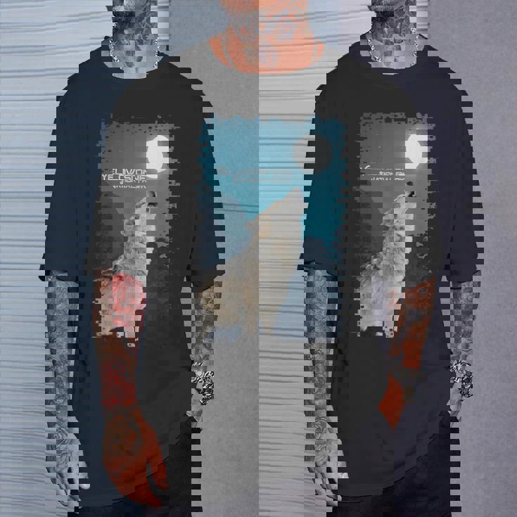 イエローストーン国立公園 オオカミのお土産 記念品 ギフト Tシャツ 彼への贈り物