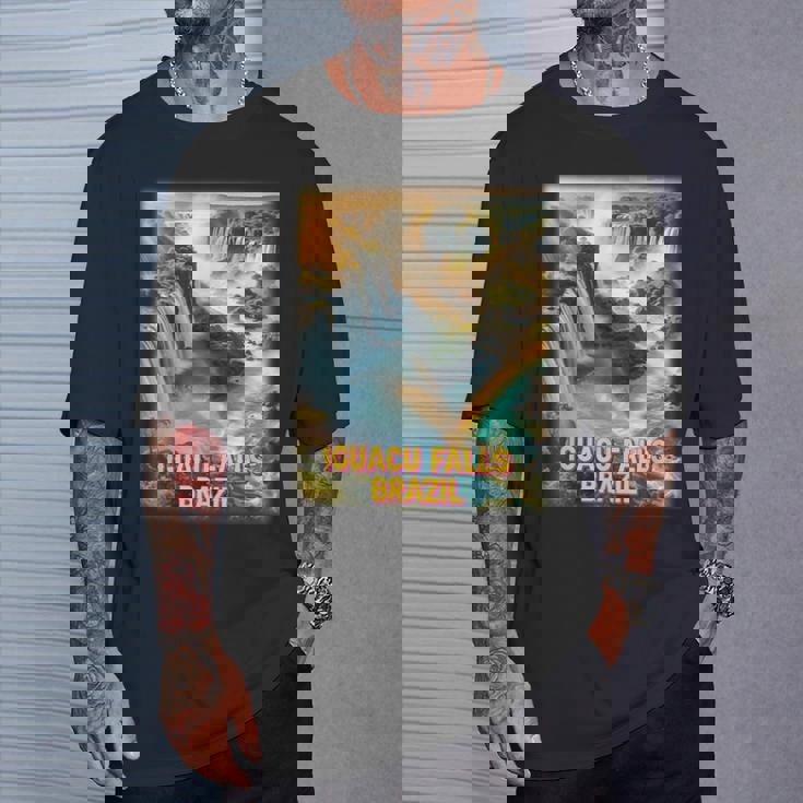 イグアスの滝 ブラジル シャツ イグアス国立公園 家族旅行 Tシャツ 彼への贈り物