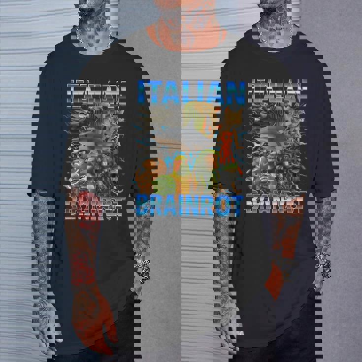 イタリアン ブレイン ミーム トラレロ トラララ ボンバルディーノ クロコディロ Tシャツ 彼への贈り物