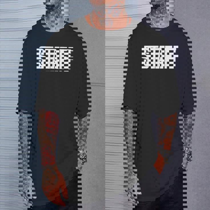 イベント、コンサート、ロード、クルーなどのスタッフ。 Tシャツ 彼への贈り物