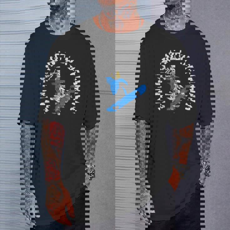 ウィキッド・カリフォルニアストリートスケーターサンタクルーズ Tシャツ 彼への贈り物