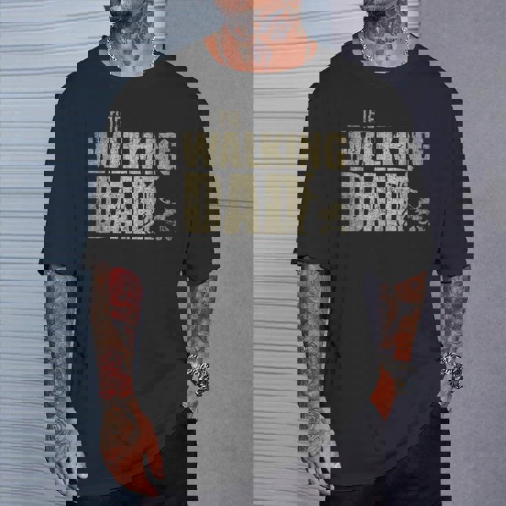 ウォーキングパパ 面白い 新米パパ ギフト クリスマス 父の日 Tシャツ 彼への贈り物