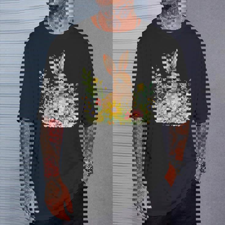 ウサギの恋人 グラフィックデザイン ウサギ オーナー。 Tシャツ 彼への贈り物