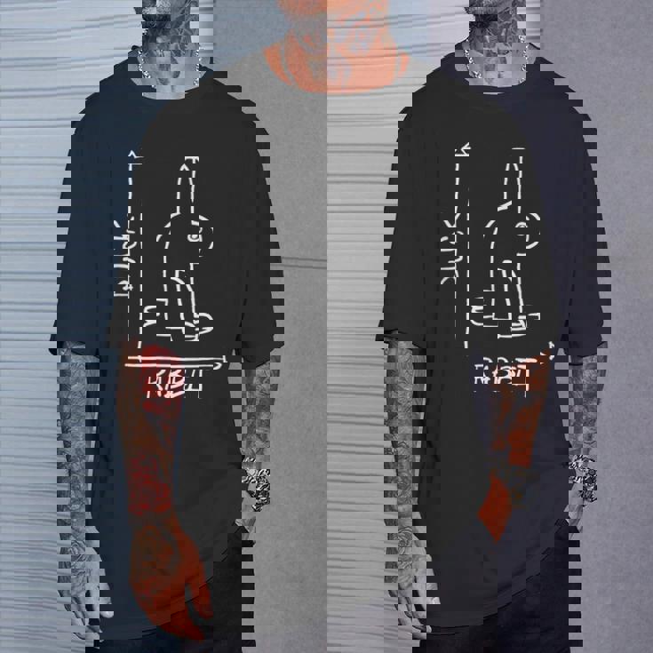 ウサギまたはアヒル 目の錯覚 Tシャツ 彼への贈り物