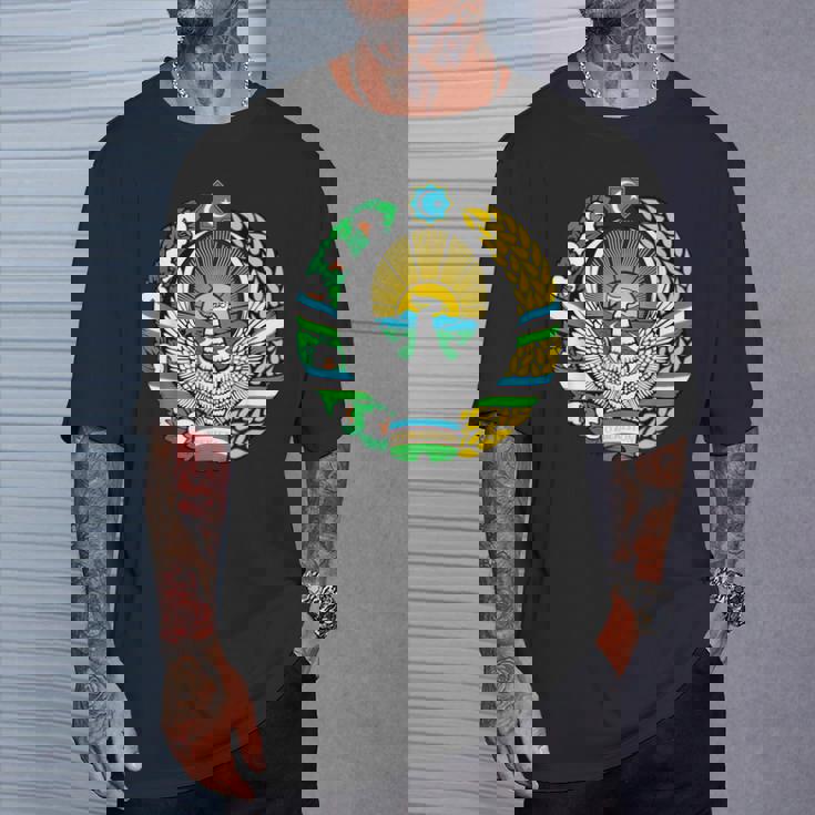 ウズベキスタン 紋章 旗 ウズベキスタン Tシャツ 彼への贈り物