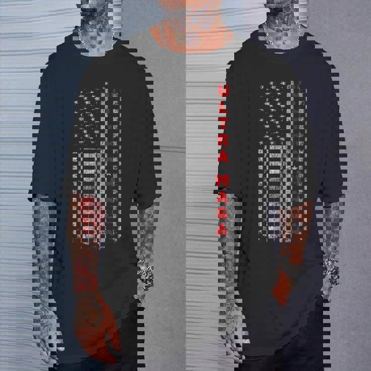 ウルトラマジックシャツ ビンテージ アメリカ国旗 ウルトラマガ Tシャツ 彼への贈り物