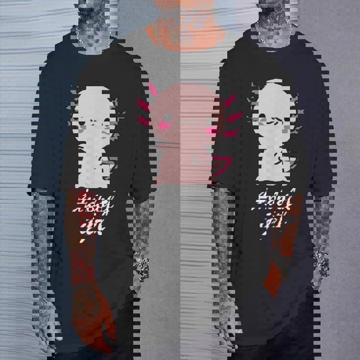 ウーパールーパーの女の子 Tシャツ 彼への贈り物