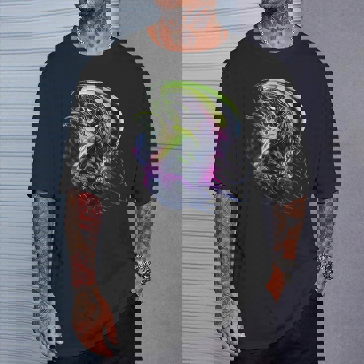 エイリアン 45 周年記念クラシック ゼノモーフ グラフィック ノベル アート Tシャツ 彼への贈り物