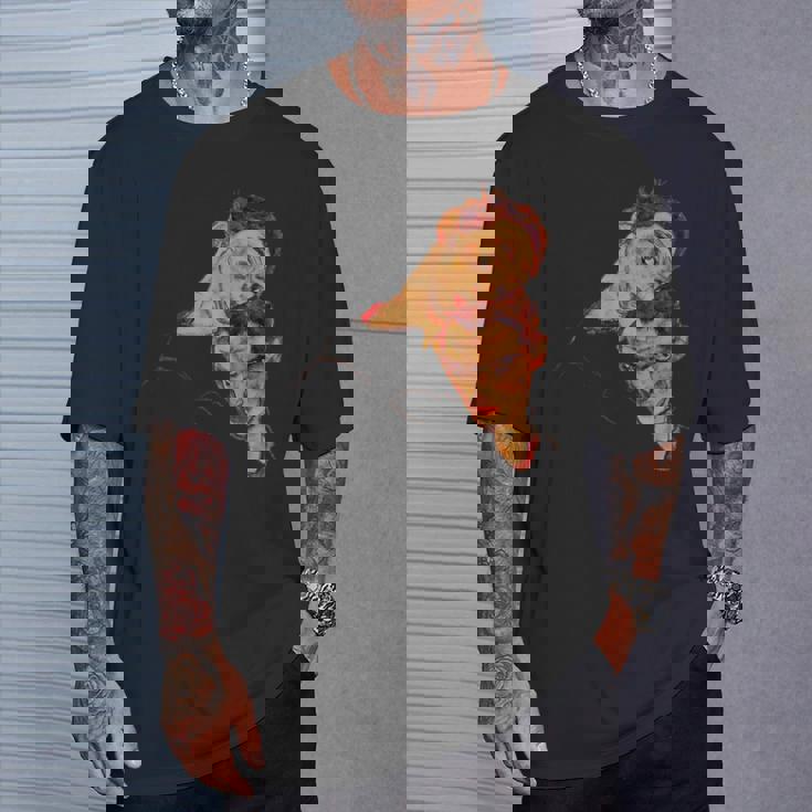 エゴン・シーレ作「ダブル・セルフ・ポートレート」1915 Tシャツ 彼への贈り物