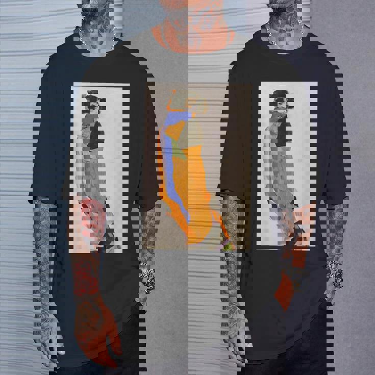 エゴン・シーレ作「ダンサー・モア」1911 Tシャツ 彼への贈り物