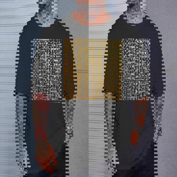 エジプトヒエログリフ ファラオ語 古代エジプト Tシャツ 彼への贈り物