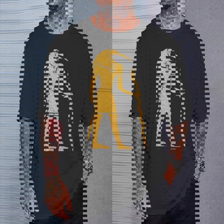 エジプトヒエログリフ ファラオ語 古代エジプト Tシャツ 彼への贈り物