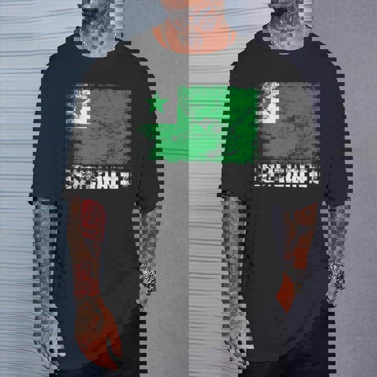エスペラント国旗tシャツ Tシャツ 彼への贈り物