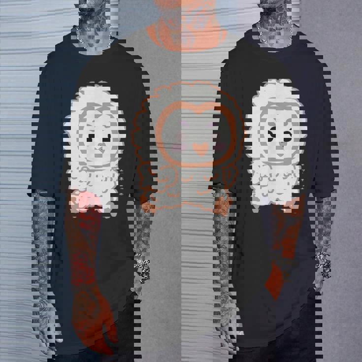 エッホエッホ 一生懸命に走るフクロウの赤ちゃん イラスト Tシャツ 彼への贈り物