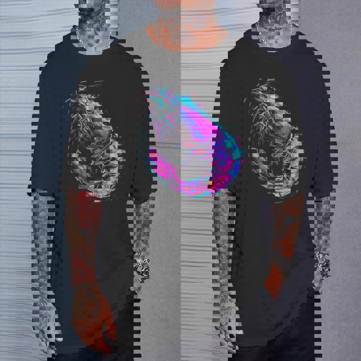 エビ 海 海 海 エビ 海 動物 海洋 哺乳類 モチーフ Tシャツ 彼への贈り物