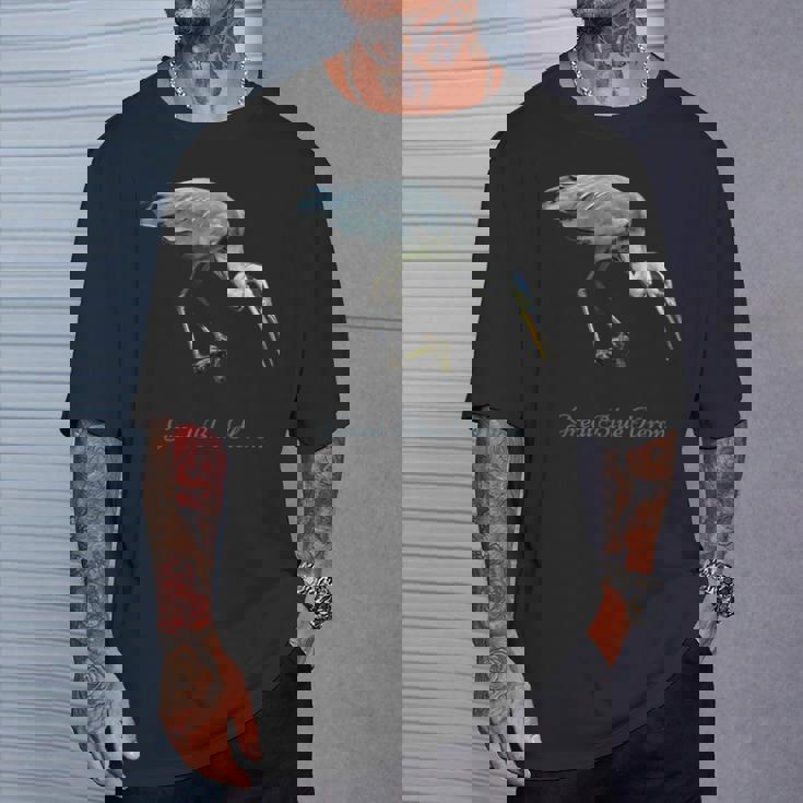 オオアオサギ 鳥類学 Tシャツ 彼への贈り物