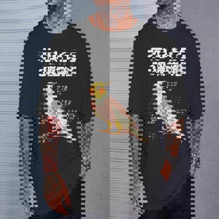 オカメインコの解体新書 インコ好き かわいい 鳥ジョーク 鳥好き インコの飼い主 いんこの飼い主 インコ Tシャツ 彼への贈り物