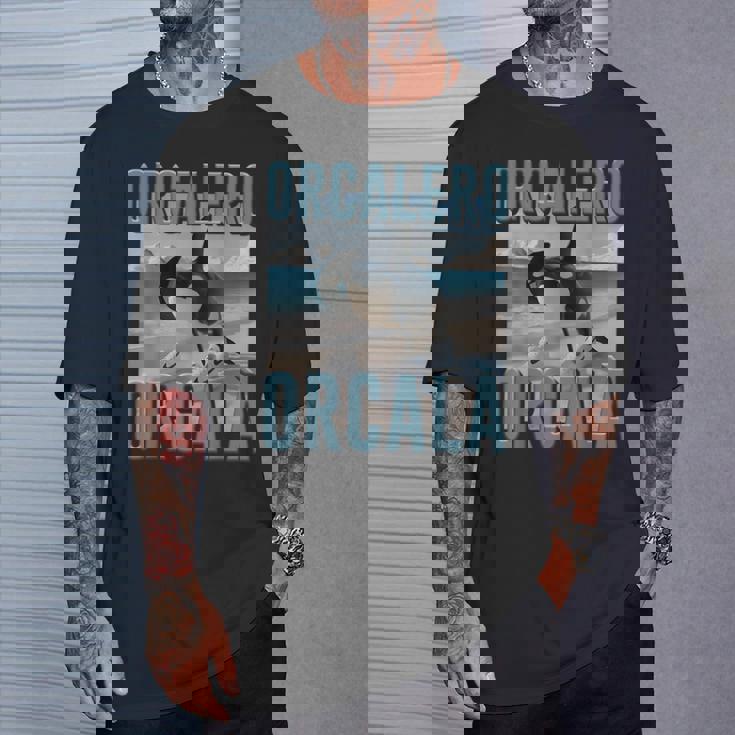 オルカレロ オルカラ オルカラ オルカ イタリア ブレイン モンスター Ai キッズ Tシャツ 彼への贈り物