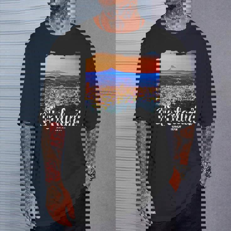 オレゴン州 ポートランドのお土産 ポートランド Tシャツ 彼への贈り物