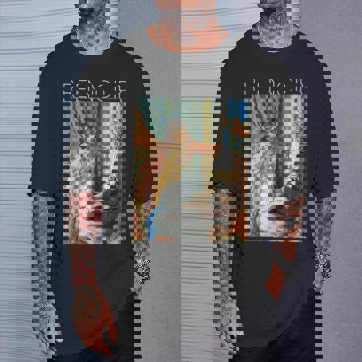 オーギュスト・ルノワール-ピアノに向かう二人の少女-ミュージシャン Tシャツ 彼への贈り物