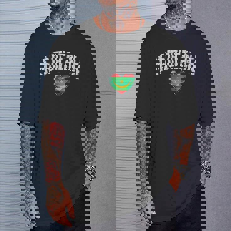 オーク フラッグ ハート オブ モーリタニア エンブレム National Pride & Unity Tシャツ 彼への贈り物