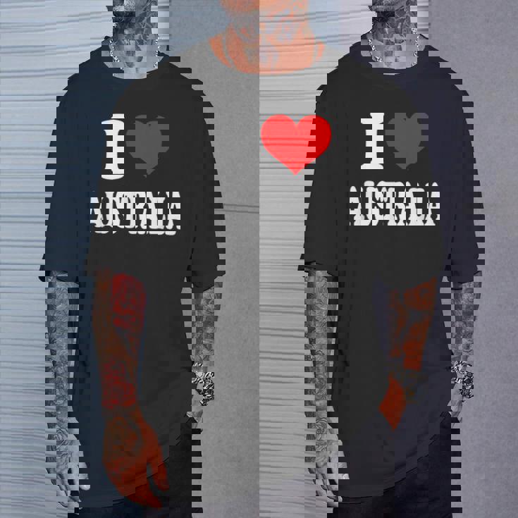 オーストラリア アイ・ハート・オーストラリア アイ・ラブ・オーストラリア Tシャツ 彼への贈り物