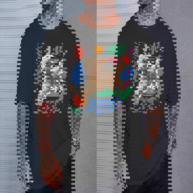 オーストラリアンラブラドゥードル 遊び心のあるデザイン犬 Tシャツ 彼への贈り物