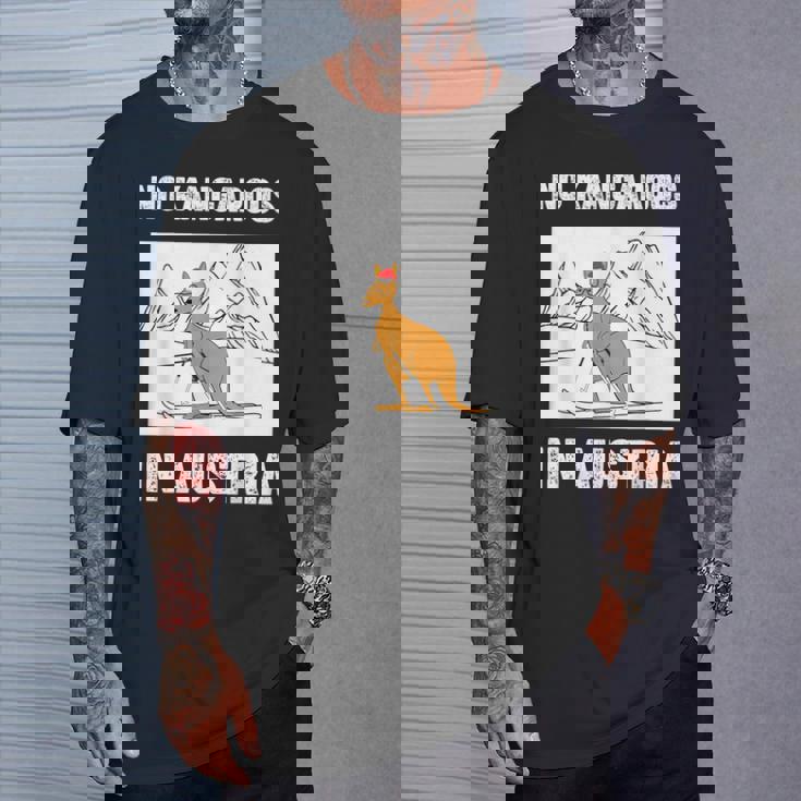 オーストリアにカンガルーはいない 愉快なオーストリア旅行 Tシャツ 彼への贈り物