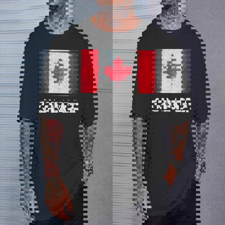 カナダ国旗ジャージ、カナダ。 Tシャツ 彼への贈り物